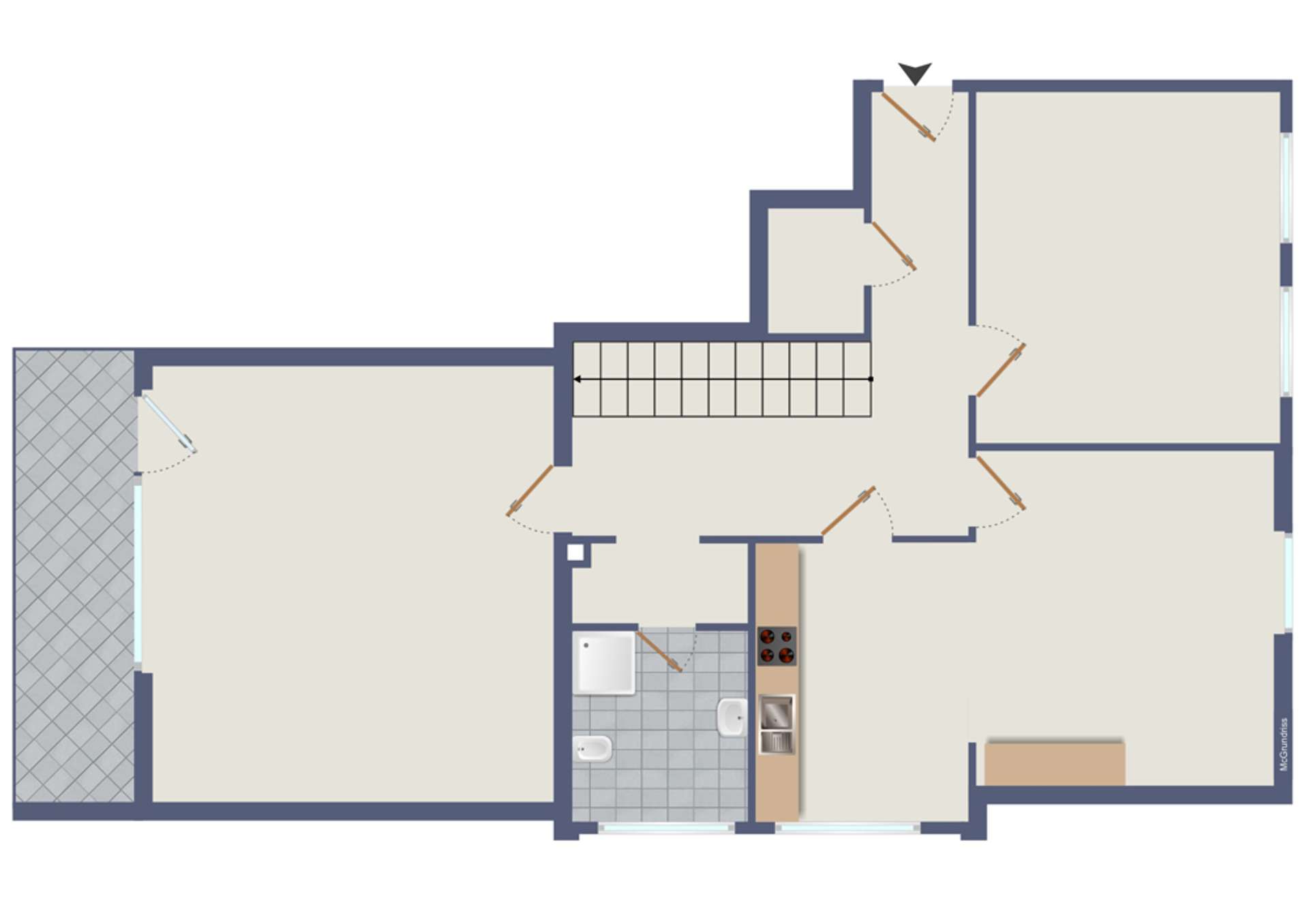 Grundriss Obergeschoss