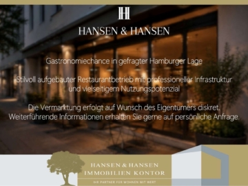 Hochwertige Vollgastronomie zur Übernahme in Hamburg Eimsbüttel, 22529 Hamburg, Restaurant