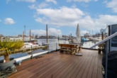 Untere Terrasse - Ihr Traumhaus auf dem Wasser: Modernes Hausboot mit exklusiver Ausstattung