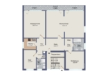 Hochparterre - Grundriss - 175 m² Eigentumswohnung auf 4 Zimmer – in Volksdorfer Bestlage