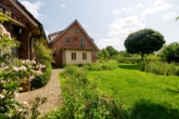 Gartenbereich - Charmantes Einfamilienhaus im Landhausstil in Feldrandlage